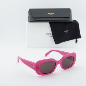 Celine CL40287U 72E Rectangle Sunglasses – Pink/Brown